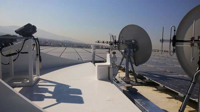 Building Automation - Smart Lufft-Sensor on Stavros Niarchos Foundation Cultural Center (SNFCC) in Athens