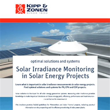 Solar Irradiance Monitoring in Solar Energy Projects