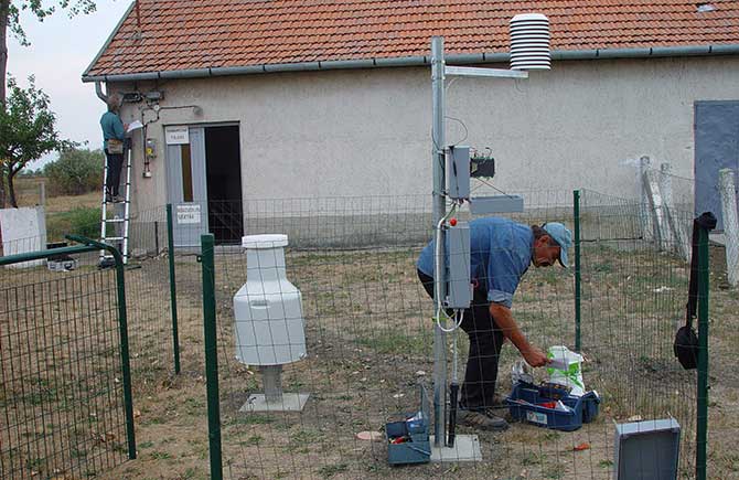 All-weather meteorological stations in the Carpathian Mountains - Hungary